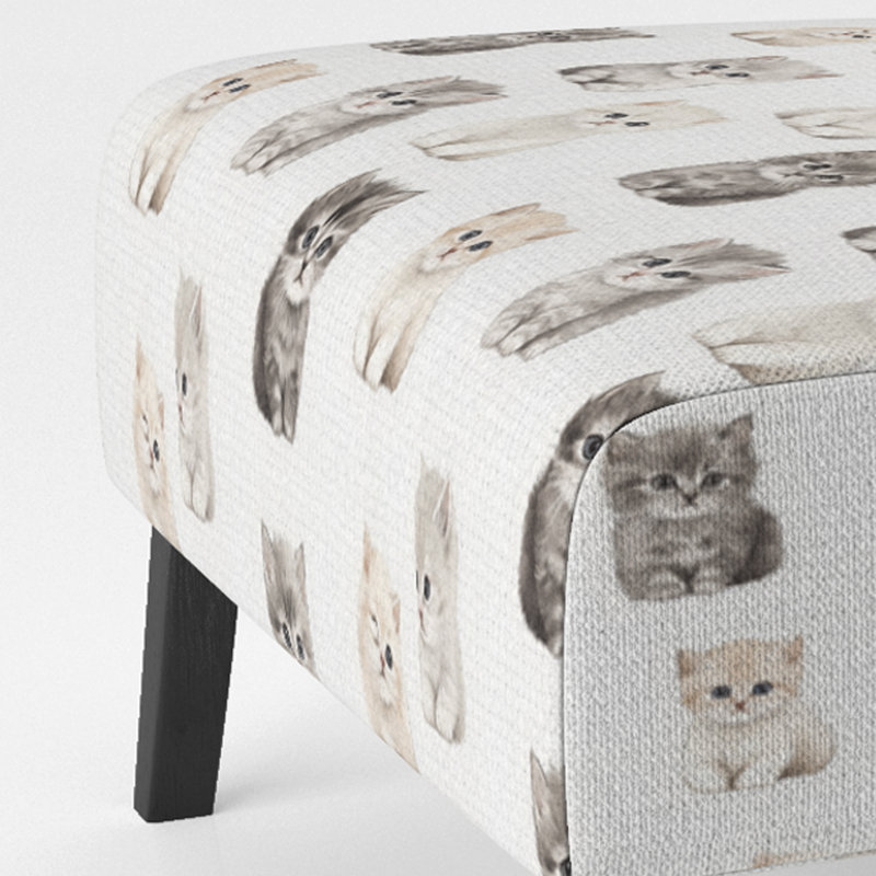 Fauteuil de chambre Kids Kittens, Pantoufle sans accoudoirs