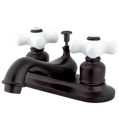 Kingston Brass Centerset Bathroom Faucet with Drain Assembly