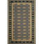 Élégance géométrique: grand tapis kilim en laine moderne 11 x 15