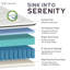 Matelas à ressorts hybride et en mousse à mémoire de forme 12 po Lincove - mi-ferme, support adaptatif, soulagement de la pression-99313078