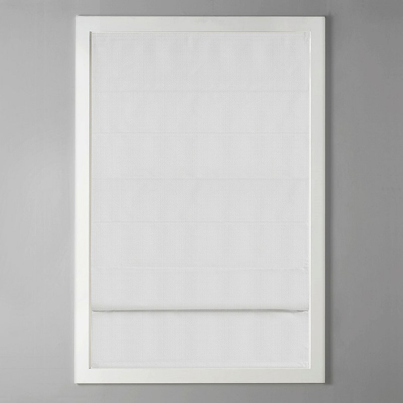 Store romain occultant Total, Blanc / Blanc, L 27,05 po x L 64,05 po