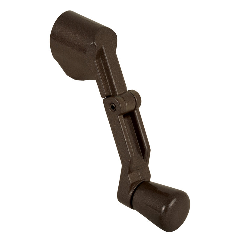 Manivelle pliante Prime-Line, divisée, Bronze, H 6,4 po x l 3,75 po x P 0,85 po