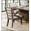 Ensemble de salle à manger 5 pièces Modern Brown Finish Brown avec table d'extension et 4 fauteuils rembourrés-484909618