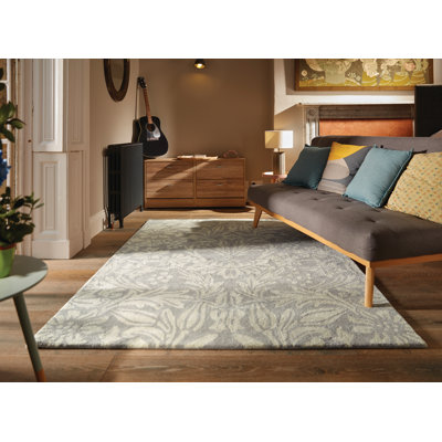 Burtondale Floral Wool Area Rug