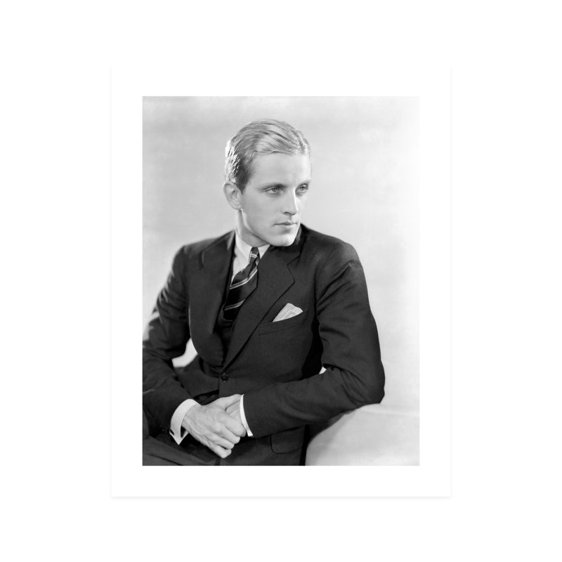 Phillips Holmes regardant à l'extérieur - photographie non encadrée, H 10 po x l 8 po