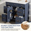 Meuble-lavabo simple 36 po avec comptoir en céramique 36 po