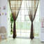 2 Pcs/Set Solid Color Sheer Curtains, Transparent Window Shades Tulle Drapes, Rod Pocket Curtains For Bedroom, Living Room, Orange-837305438