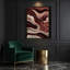 «Abstract Landscape 15», art mural sur toile rouge-1819472191