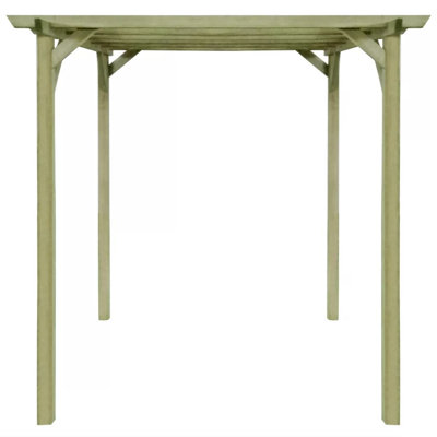 Garden Impregnated 2m x 2m Solid Wood Pergola