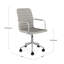 Fauteuil de bureau pivotant avec accoudoirs intégrés Martha Stewart Taytum-109741878-109741879