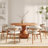 Otelia 4/6/8 Person Solid Wood Dining Set-1558102043-1558102052