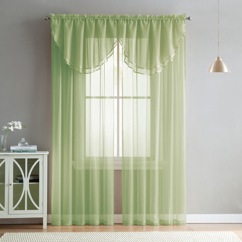 Sheer Single Curtain Panel