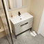 Meuble-lavabo autoportant avec lavabo-973260466