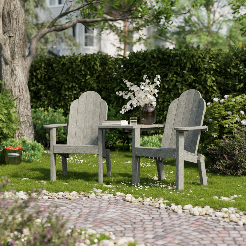 Classic Deck Chair Tete-A-Tete, Dark Gray