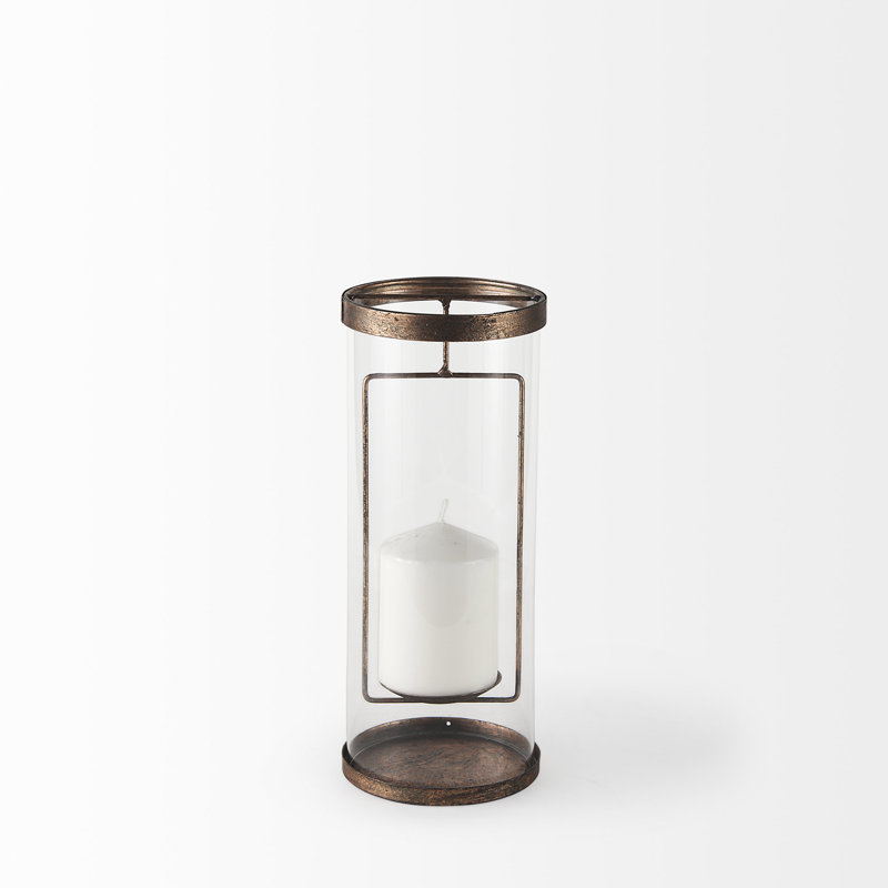 Hurricane Candle Holder, 13" H x 5" W x 5" D