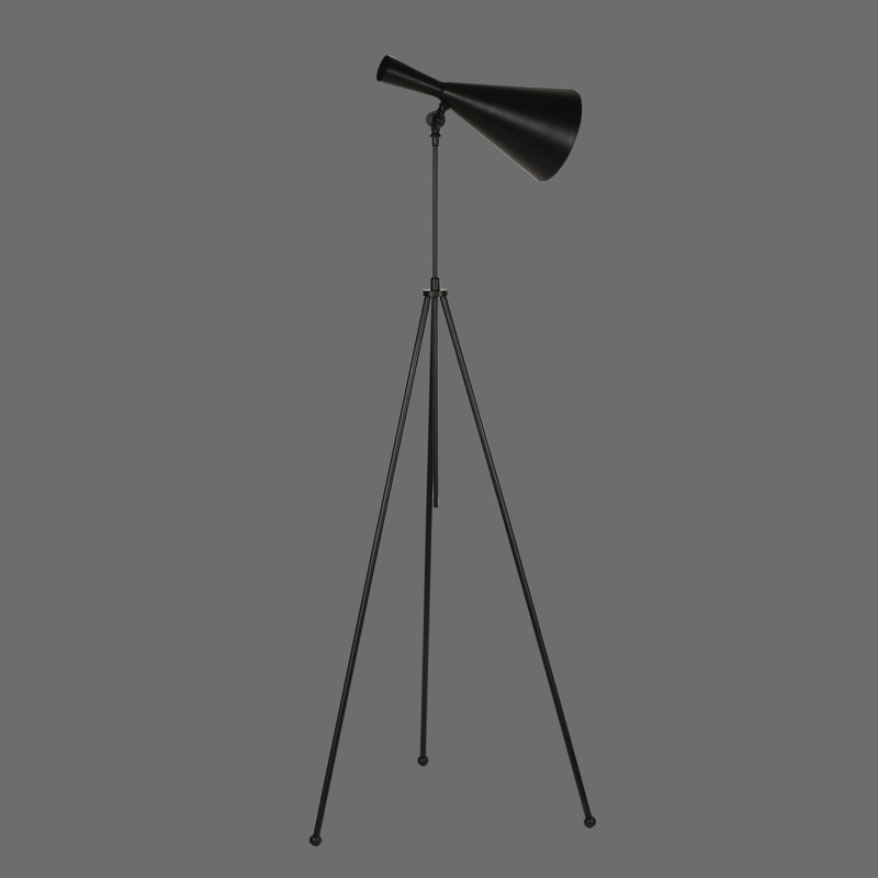 Spence 175cm Black Task Floor Lamp