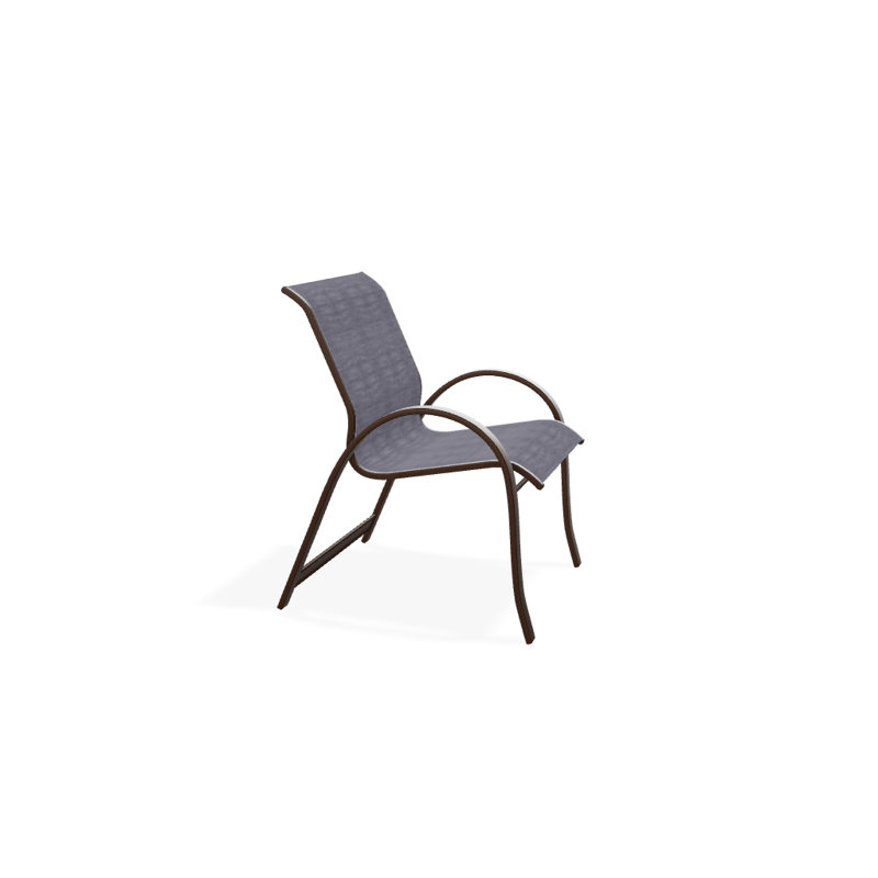 Fauteuil de salle à manger empilable Hiraku, Brooks, Kona