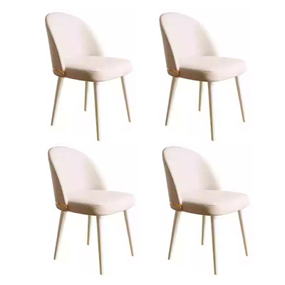 Modern Simple Imitation Leather Soft Dining Chairs