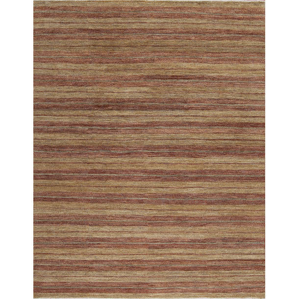 Samad Rugs Textures Hand Knotted Wool Plaid Rug | Wayfair