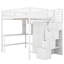 Lit mezzanine double avec tiroirs Jamesy Kids-852834491
