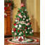  Arbre de Noël artificiel 4,5 pi avec lumières DEL à changement de couleur 8 modes, sapin de Noël pré-éclairé, décoration d'intérieur et d'extérieur