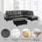 3-Piece Flannel  Sectional Sofa-749976312-749976319