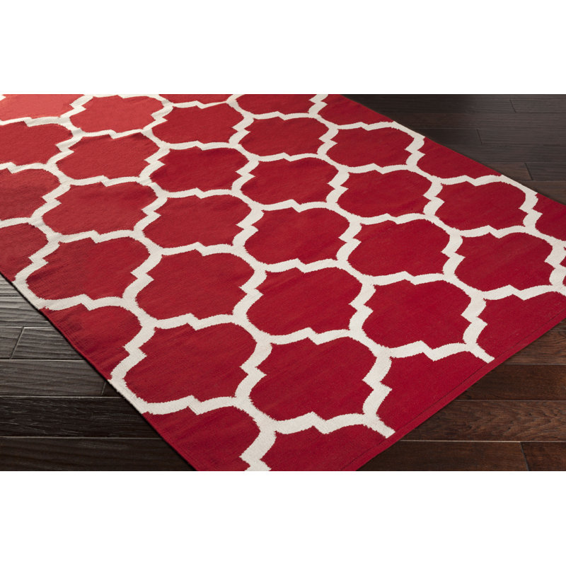 Bethy Cotton Geometric Indoor Rug, Rectangle 4' x 6'