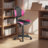 Aldous 360° Swivel Writing Office Task Chair with Mesh Back and Adjustable Height-418625545