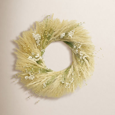 Primrue 22" Handcrafted Wheat Wreath