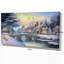 Cobblestone Christmas - Impression sur toile tendue-29503464