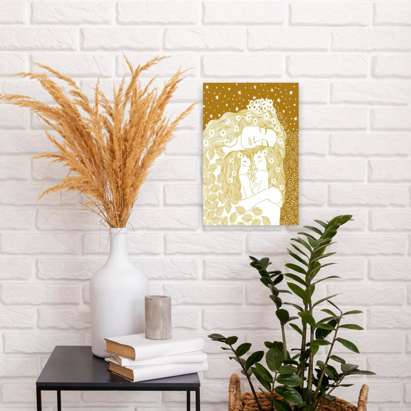 Print, 45.72 cm H x 30.48 cm W, Yellow/White