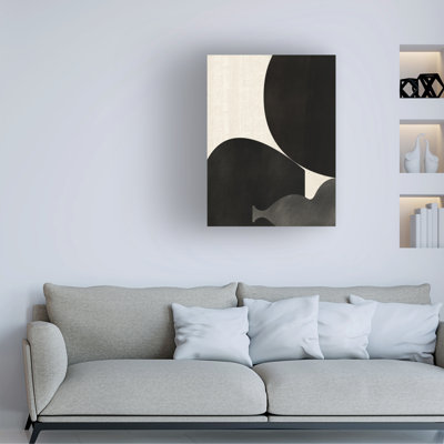Art sur toile, petit dogue bolologien noir