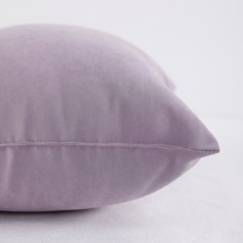  Housse de coussin rectangulaire en lin et mélange de lin, Lavande