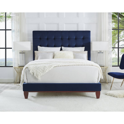 Ibison Bond Bedframe with Button Tufted Headboard