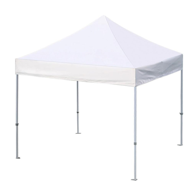 Auvent en acier Amaziyah, 8 pi x 8 pi, Blanc