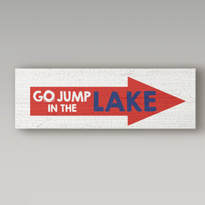 Keishawna «Jump Lake», art textuel sur toile tendue