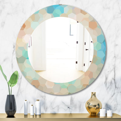 Miroir mural Honeycomb 4