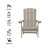Bamma HIPS Adirondack Chair Weather Resistant-733978486