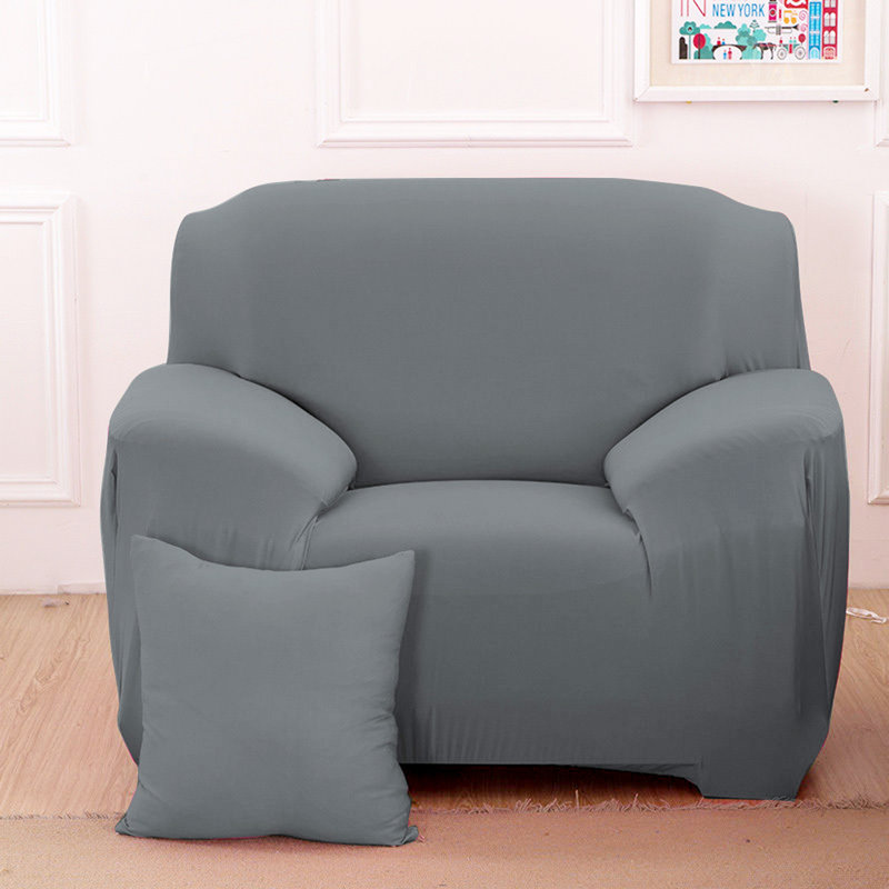 Housse pour canapé extensible 3 places, gris, H 45 po x l 55 po x P 30 po