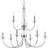 Himes 9 - Light Dimmable Tiered Chandelier
