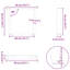 Dining Table Legs V-Shape 2 Pcs Steel-2015838531-2015838541