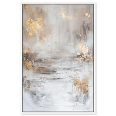 Burnished Patina Canvas Gemstone Abstract Art by Art Remedy