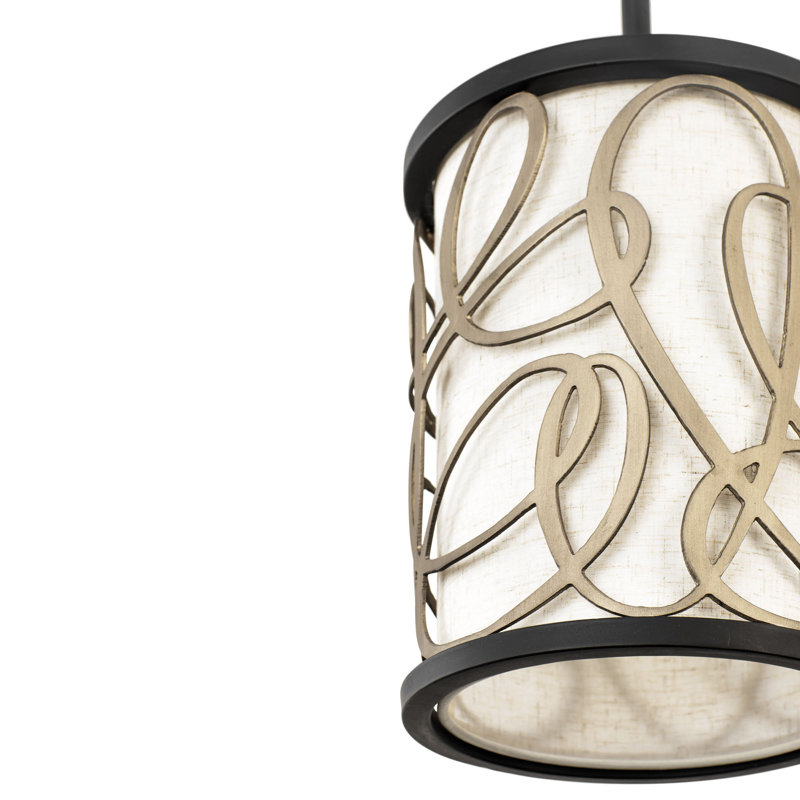 Mini-luminaire suspendu 1 lumière Scribble