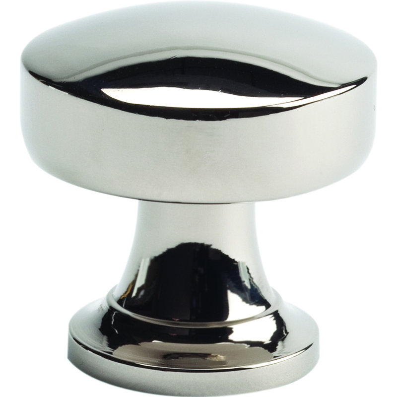 Browning 1 1/4" Diameter Round Knob, Polished Nickel