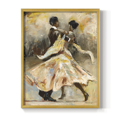 «Night Out», reproduction encadrée - bois massif