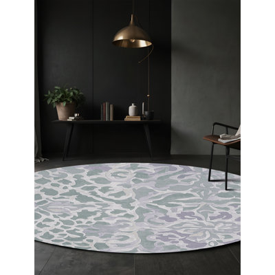 Tapis bleu lavable à la machine