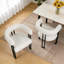 Ensemble de 2 fauteuils de salle à manger rembourrés-1753453222