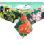 Excelsa tablecloth Furisode cotton 140x180 cm multicolor
