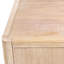 Armoire à 4 portes de style rustique avec surface en bois véritable, charnières à fermeture en douceur, coins arrondis, grand espace de rangement pour petits espaces d'aspect vieilli naturel, pieds en pin, fermeture en douceur et silencieuse, Space Daily