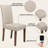 Behare Dining Chair - Modern Upholstered High Back with Nailhead Trim-1383151555